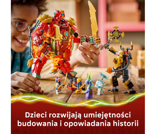 LEGO NINJAGO 71868 Transformujący smoczy Mech Wyldfyre - 1529847 - zdjęcie 6